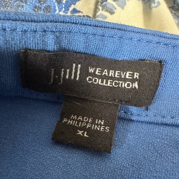 J. Jill Wearever Collection Dress XL Sleeveless Midi Blue minimalist Casual 11/3 - Picture 3 of 5